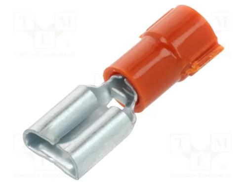 Conetor: plano, 6,3mm, 0,8mm, macho, 1,5÷2,5mm2, .