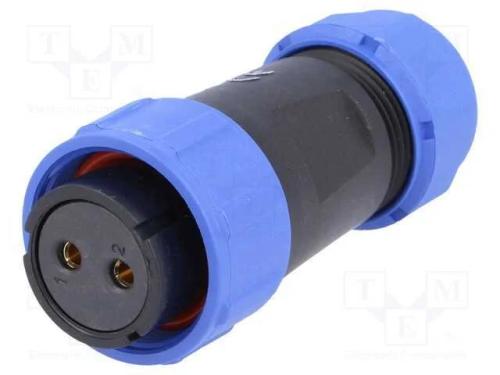 Ficha, SP21, fêmea, PIN: 2, IP68, 7÷12mm, 30A, so.