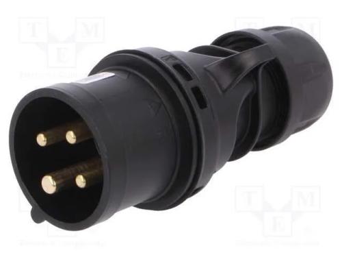 Conector: de Alimentação Ac 3 Fases, Ficha, Macho.