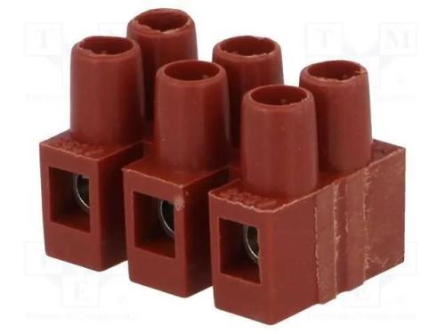 Bloco terminal, terminal parafusado, 2,5mm2, 250V.