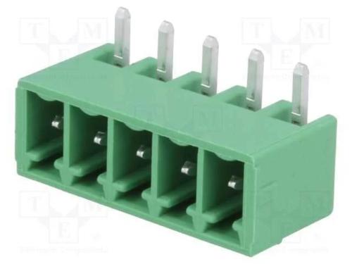 Bloco terminal separável, 3,81mm, faixas: 5, angu.