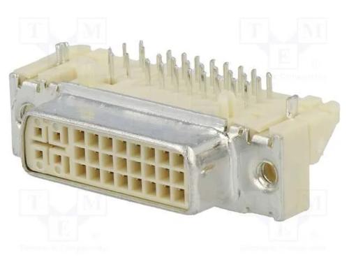 Conector: Dvi-I, Tomada, Microcross Dvi, Pin: 29, Dourado, Tht