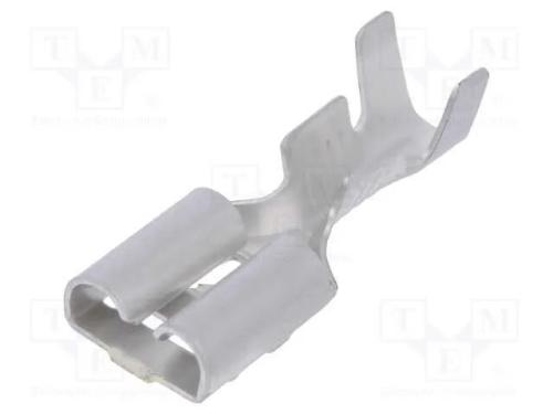 Conetor: plano, 6,3mm, 0,8mm, macho, 1÷2,5mm2, ce.