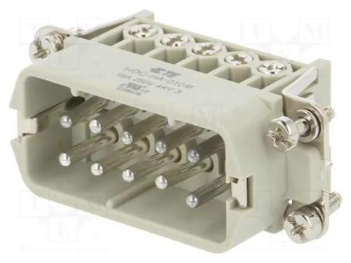 Conector: HDC, inserto de contatos, macho, HA, PI.