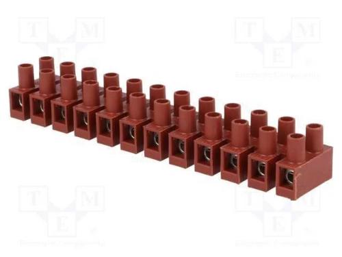 Bloco terminal, terminal parafusado, 4mm2, 400V, .