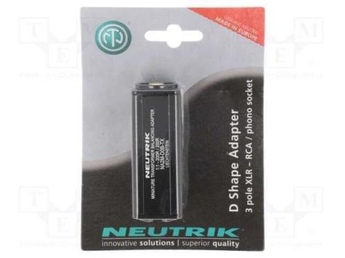 ADAPTER XLRM PHONO F/B 1: 1