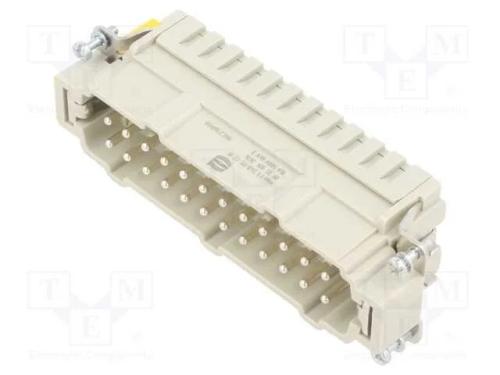 Conector: Hdc, Inserto de Contatos, Macho, Han B,Han Es, Pin: 24