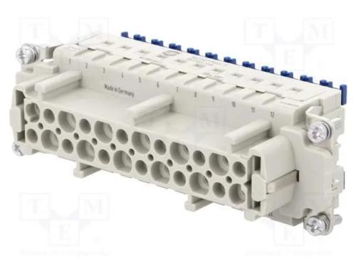Conector: HDC, inserto de contatos, fêmea, Han ES.