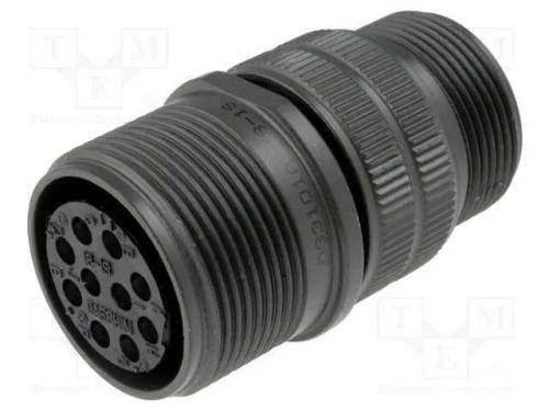 Conector: redondos, tamanho 18, MS/DS, liga de al.
