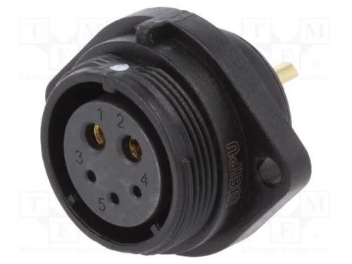 Tomada, SP21, fêmea, PIN: 5(2+3), IP68, 5A,30A, s.