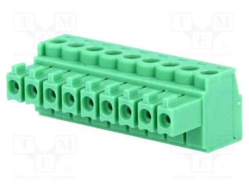 Bloco terminal separável, 3,5mm, faixas: 9, simpl.