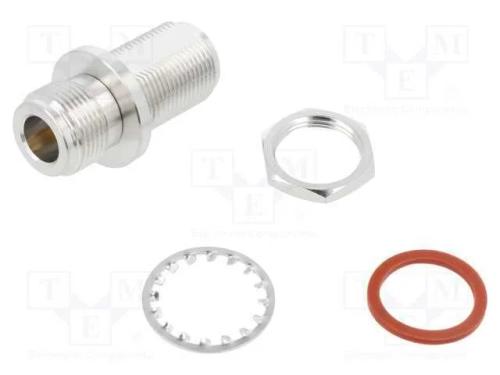 Conector, N tomada,em ambos os lados, simples, 50.