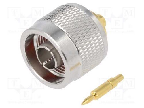 Ficha, N, macho, simples, 50O, 1673A Belden,RG402.