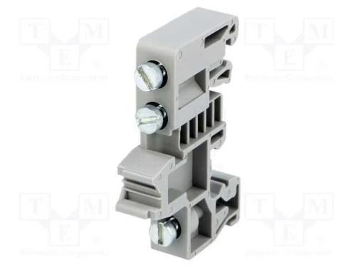 Suporte, cinzenta, Larg: 9,5mm, TS32,TS35, Alt: 3.