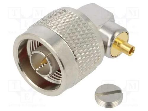 Ficha, N, macho, angulares 90, 50O, solda, PTFE, .