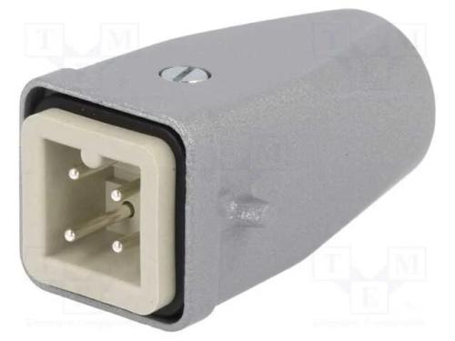 Conector: HDC, ficha, macho, EPIC KIT, PIN: 4, 3+.