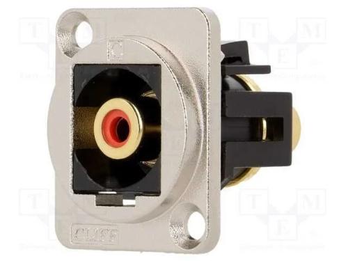 Conector, Tomada Rca,Em Ambos Os Lados, Norma Xlr, 19x24mm, Ft