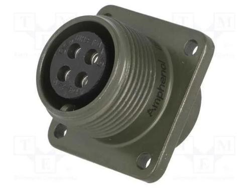 Conector: redondos, tamanho 14S, MS/DS, liga de a.