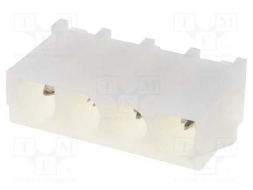 Tomada, Fio-Placa, Macho, Universal Mate-N-Lok, 6,35mm, Pin: 4