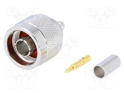 Ficha, N, Macho, Simples, 50o, Cerrar, Ptfe, Dourado