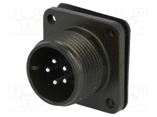 Conector: redondos, tamanho 14S, MS/DS, liga de a.