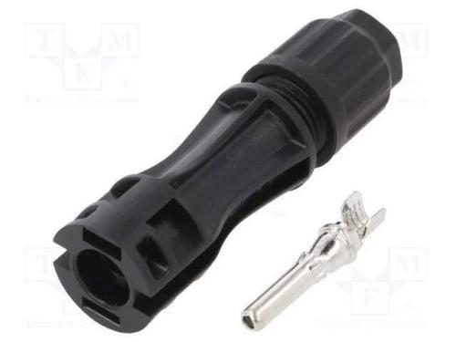 Conector: solares, macho, 4÷6mm2, com as ligações.