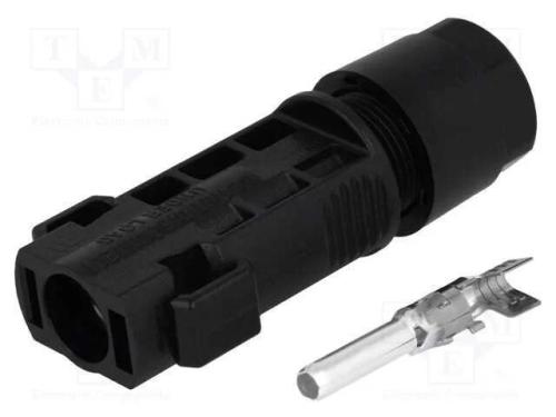 Conector: solares, macho, 4÷6mm2, com as ligações.