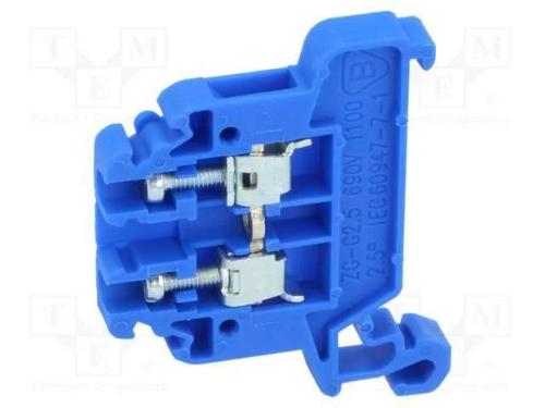 Conector: de carril, 0,5÷2,5mm2, faixas: 1, braça.