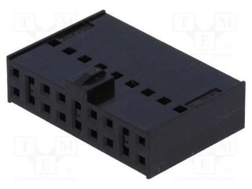 Ficha, Fio-Placa, Fêmea, C-Grid Iii, 2,54mm, Pin: 18, Sem Contactos
