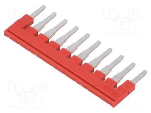 Ponte de Pino, Faixas: 10, Vermelho, Larg: 6mm, Ul94v-0
