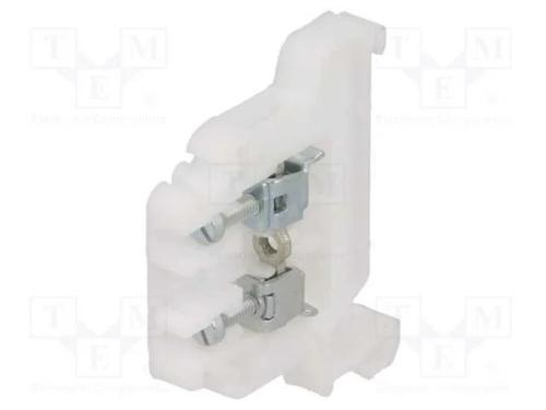 Conector: de carril, 0,5÷2,5mm2, faixas: 1, braça.