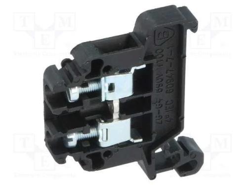Conector: de carril, 0,5÷4mm2, faixas: 1, braçade.
