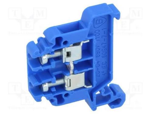 Conector: de carril, 0,5÷4mm2, faixas: 1, braçade.