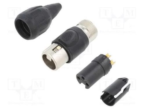 Heavy Duty Female 3pole Xlr Cabo Connector