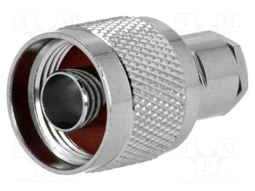 Ficha, N, macho, simples, RG59, 6,5mm, solda,tran.