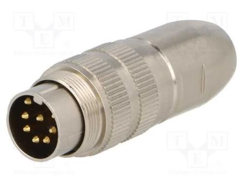Conector: M16, Ficha, Macho, Solda, com Cabo, Pin.