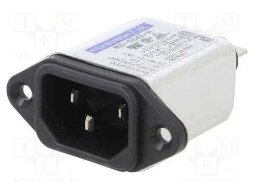 Conector: de alimentação, tomada, macho, 3A, 250V.