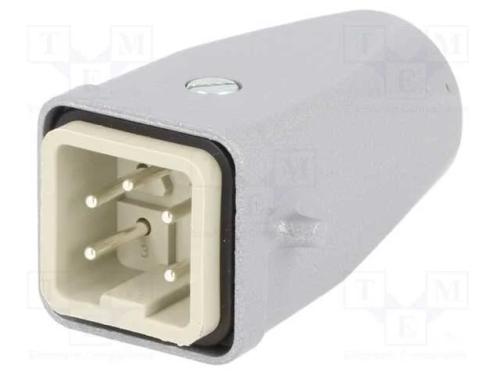 Conector: HDC, ficha, macho, EPIC KIT, PIN: 5, 4+.