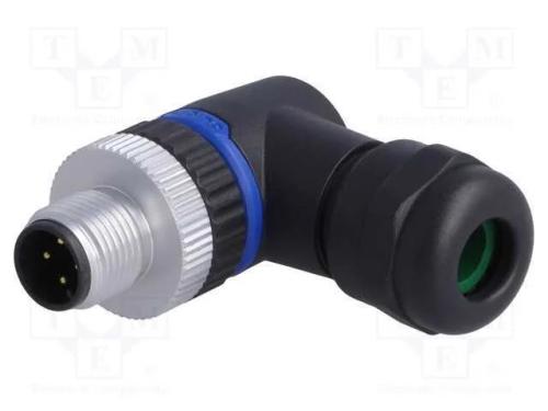 Ficha, M12, Pin: 4, Macho, Código A-Devicenet / Canopen, com Cabo