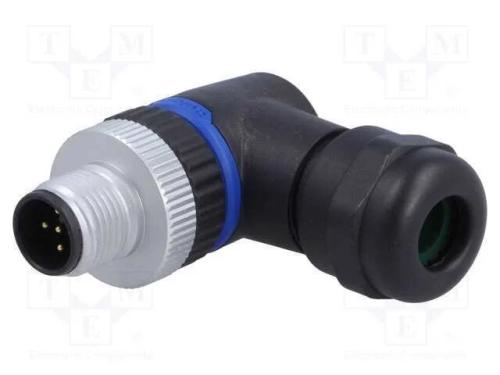 Ficha, M12, Pin: 5, Macho, Código A-Devicenet / Canopen, com Cabo