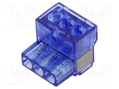 Bloco Terminal, Terminal Parafusado, 1÷6mm2, 450v, Faixas: 1, Azul