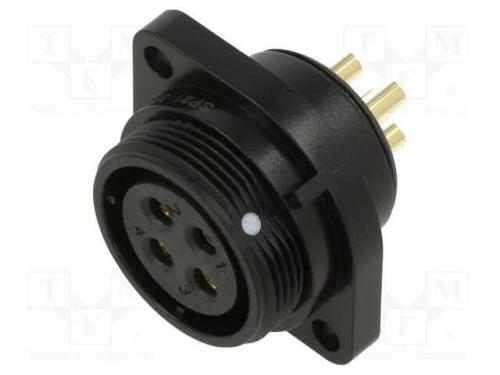Tomada, SY21, fêmea, PIN: 4, IP67, 30A, solda, 50.