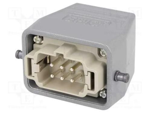 Conector: HDC, ficha, macho, EPIC KIT, PIN: 6, 6+.