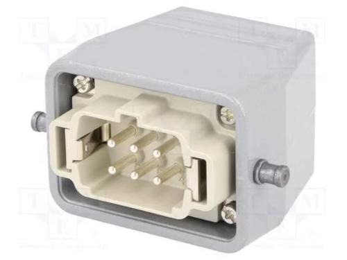 Conector: HDC, ficha, macho, EPIC KIT, PIN: 6, 6+.
