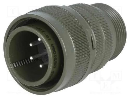 Conector: redondos, tamanho 18, MS/DS, liga de al.
