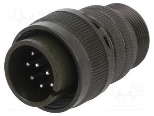 Conector: redondos, tamanho 18, MS/DS, liga de al.