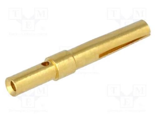 Contacto, fêmea, dourado, 0,13÷0,33mm2, 26AWG÷22A.