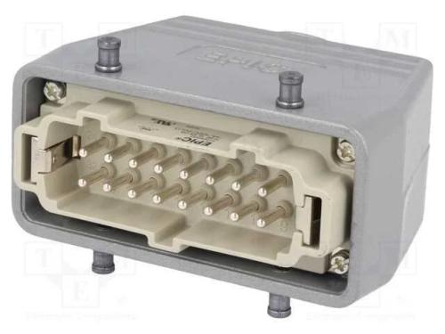 Conector: HDC, ficha, macho, EPIC KIT, PIN: 16, 1.