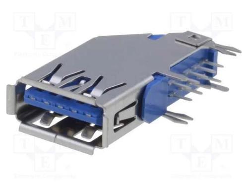 Tomada, Usb A, Tht, Laterais, Usb 3.0, Dourado