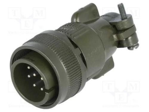 Conector: redondos, tamanho 18, MS/DS, liga de al.